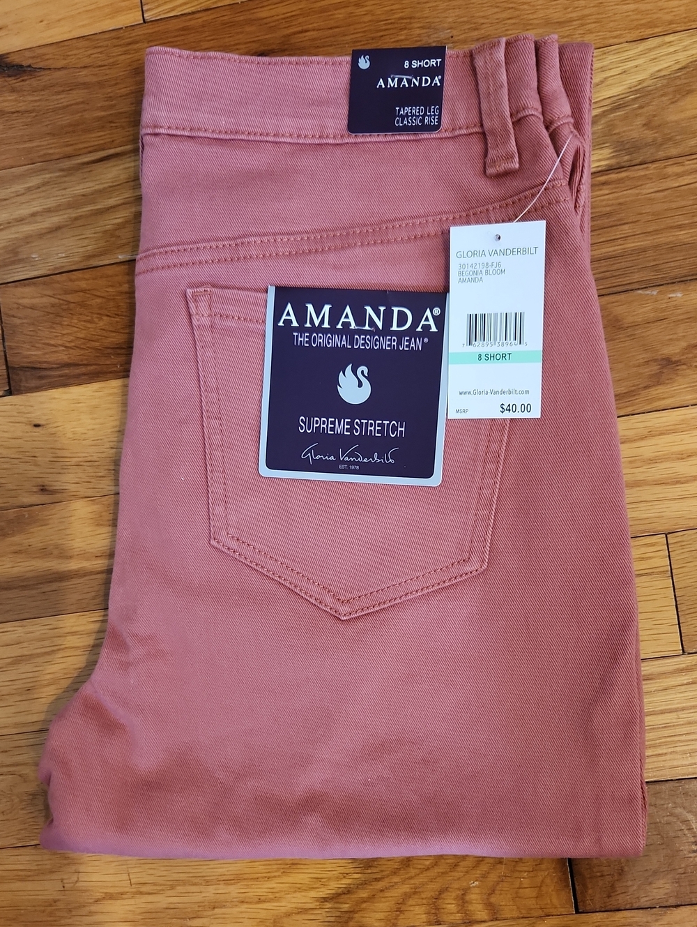 Gloria Vanderbilt Amanda Jeans Pants Size 8 Short NWT💗